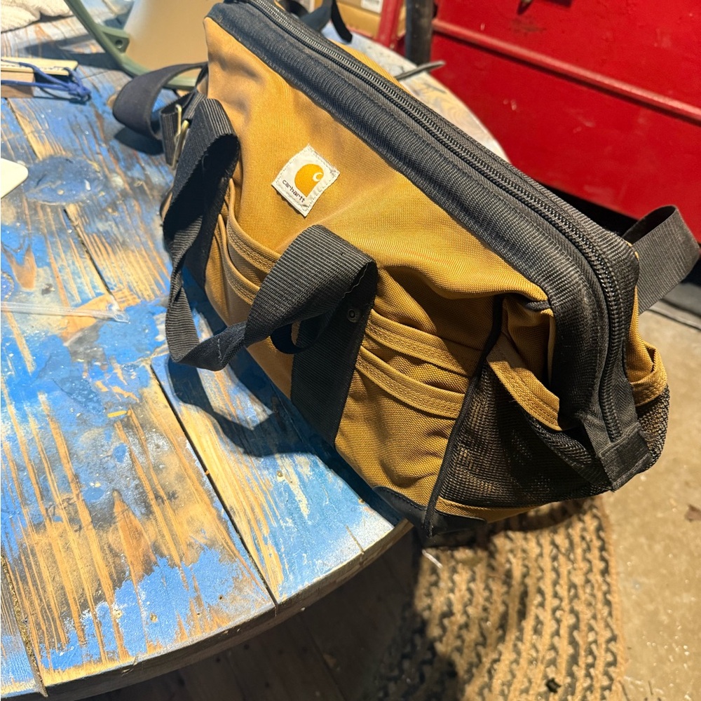 Carhartt Brown and Black Tool Bag